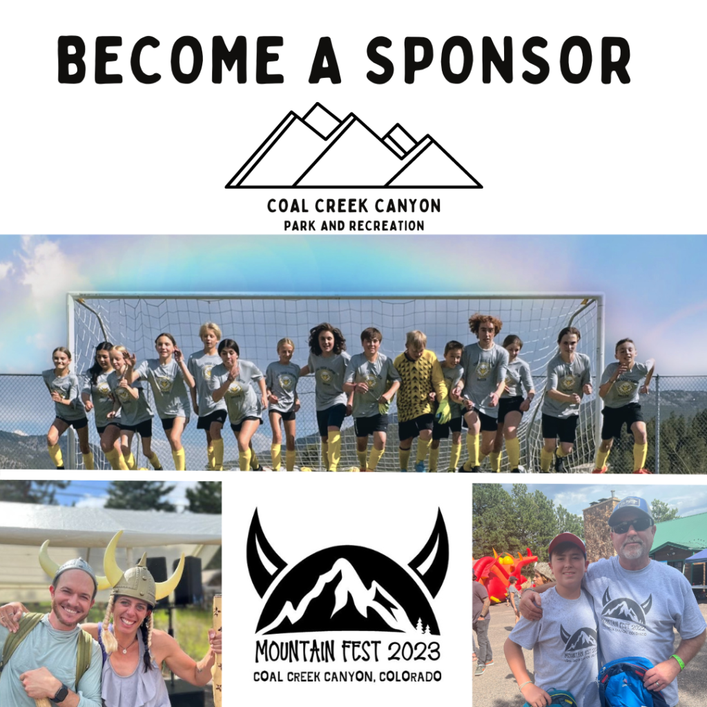 Sponsorship Levels Coal Creek Canyon Park and Recreation District